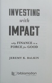 Investing With Impact cover
